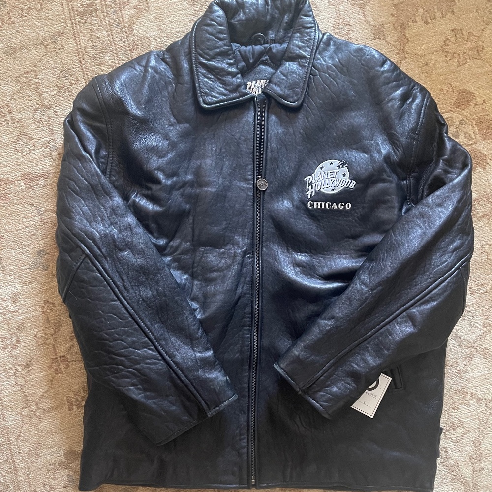 Vintage Planet Hollywood Leather Jacket - Chicago